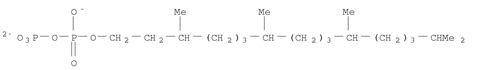 Diphosphoric acid, mono(3,7,11,15-tetramethylhexadecyl) ester, ion(3-) (9CI)(104715-21-1)